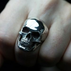 Skull Solid Silver Ring